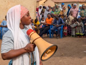 Femme leader de coopérative maraichage, Aguidagbadè,© emp'ACT