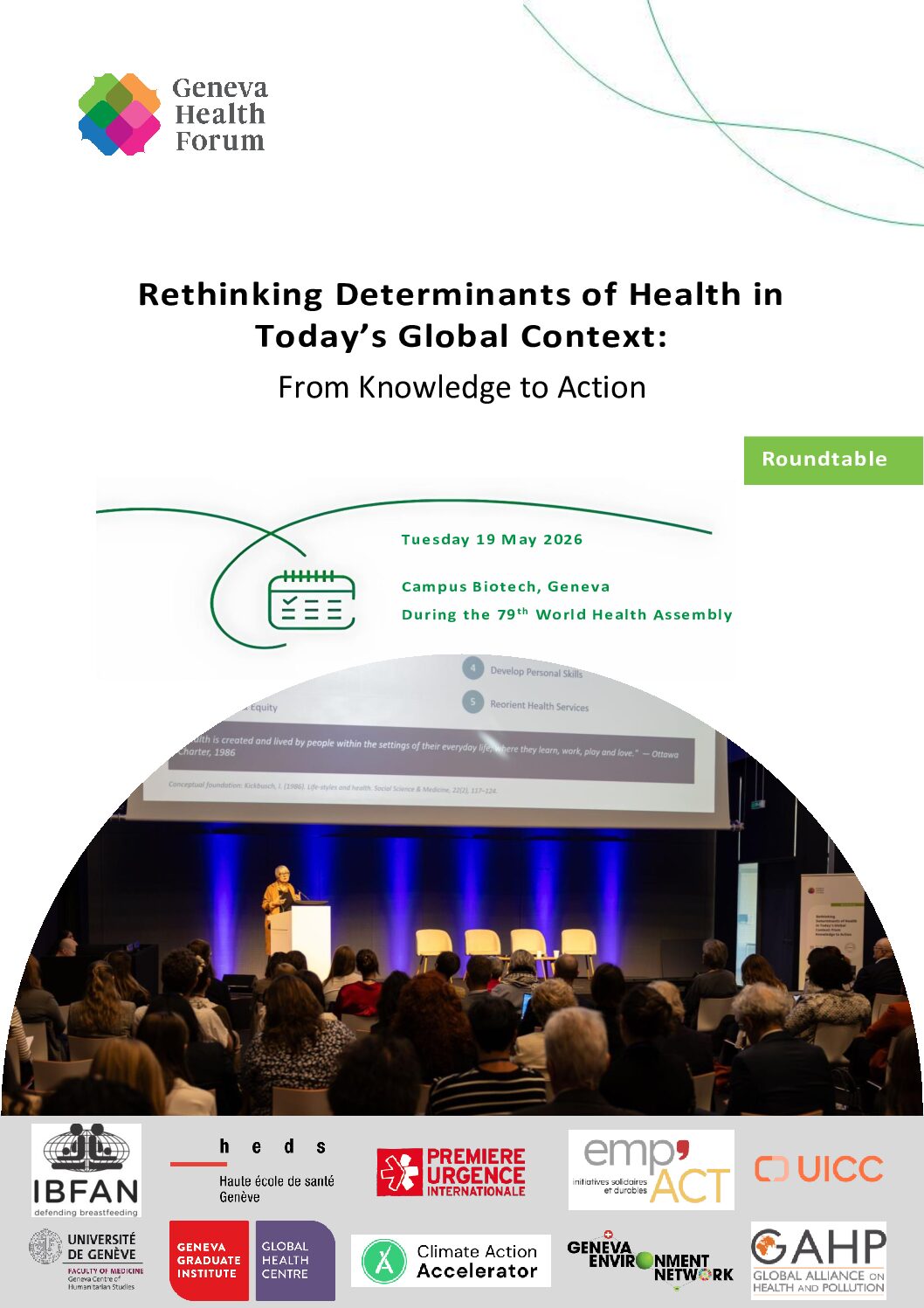 Repenser les déterminants de la santé dans le contexte mondial actuel : de la théorie à la pratique